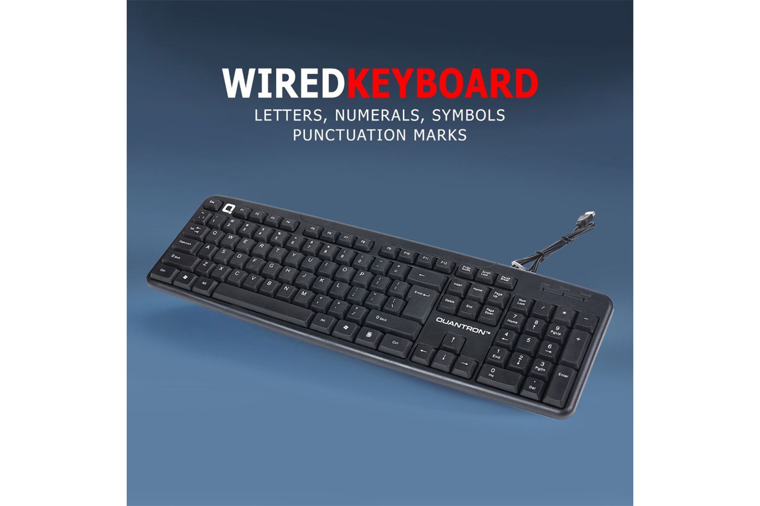 Quantron QKB-11 – Wired USB Keyboard