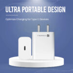 Portronics Adapto 25 Pro – 25W Fast Charging Mobile Charger with Type-C PD & Smart Protection