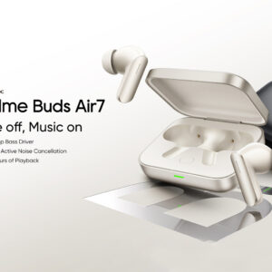Realme Buds Air 7 – Wireless Bluetooth TWS Earbuds with 52dB ANC, 52 Hours Playback & Spatial Audio