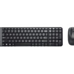 Logitech MK220 Compact Wireless Keyboard and Mouse Combo for Windows, 2.4 GHz Wireless with Unifying USB-Receiver, 24 Month Battery, Compatible with PC, Laptop