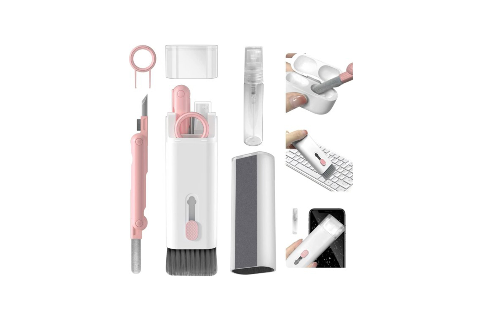 7-in-1 Multifunction Keyboard & Earbuds Cleaning Kit