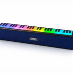 MZ M37VP Home TV Soundbar – Wireless RGB Soundbar Speaker with Piano Design