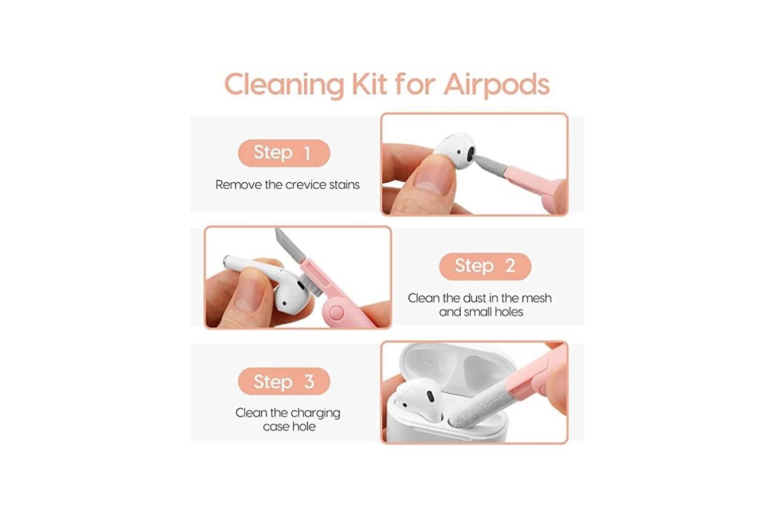 7-in-1 Multifunction Keyboard & Earbuds Cleaning Kit