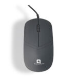 Clicker QMU-535 USB Wired Mouse, ABS Plastic Material, DPI 1000, 1.1Mtrs Cable length
